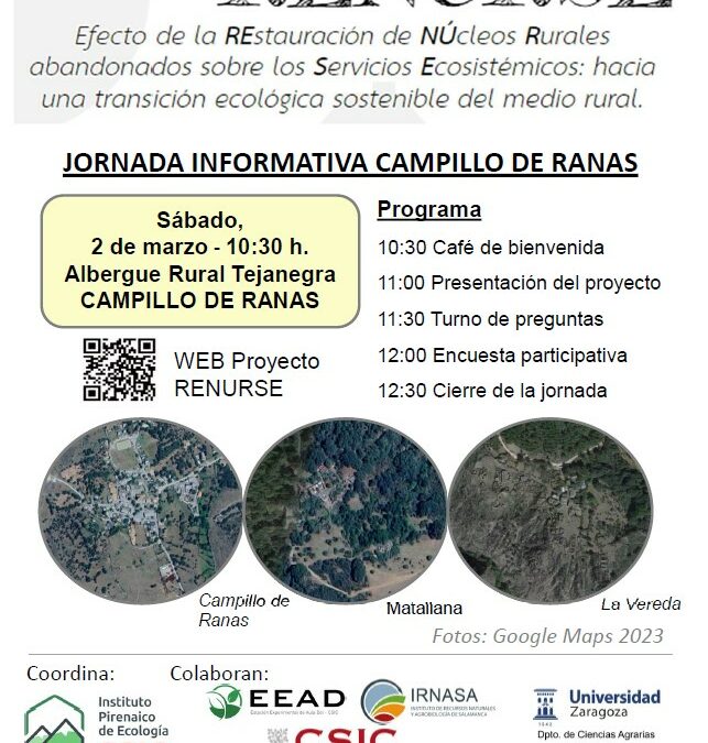 Jornada informativa de Proyecto Renurse en Campillo de Ranas